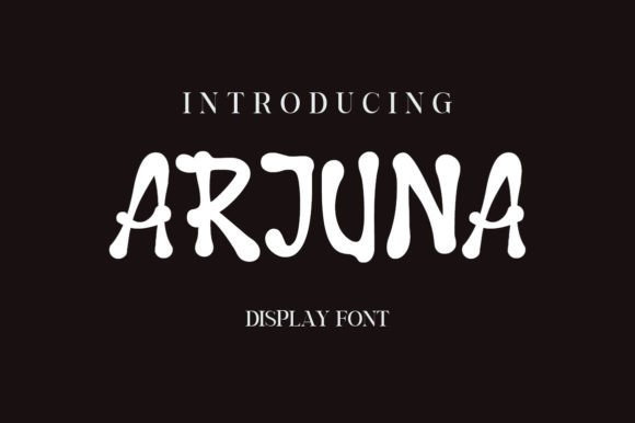 Arjuna: A Modern Handwritten Display Font for Sophisticated Design