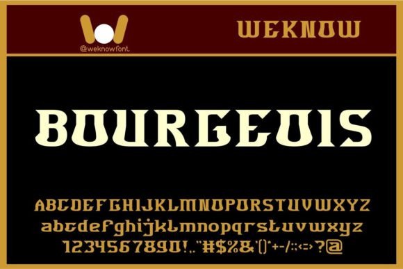 Bourgeois: The Slab Serif That Commands Attention