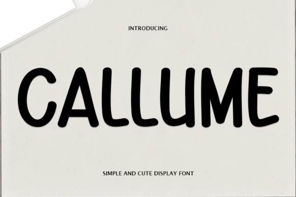 Callume: A Modern Handwritten Font for Versatile Design Projects
