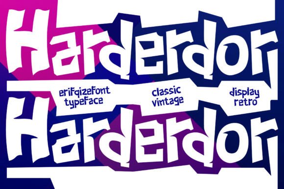 Harderdor: Mastering the Balance of Sophistication and Simplicity in Typography
