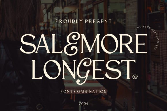 Salemore Longest: Elegant Serif & Script Pair