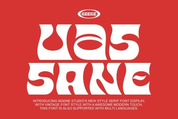 Vas Sane: A Modern Typeface for Bold Brand Identity